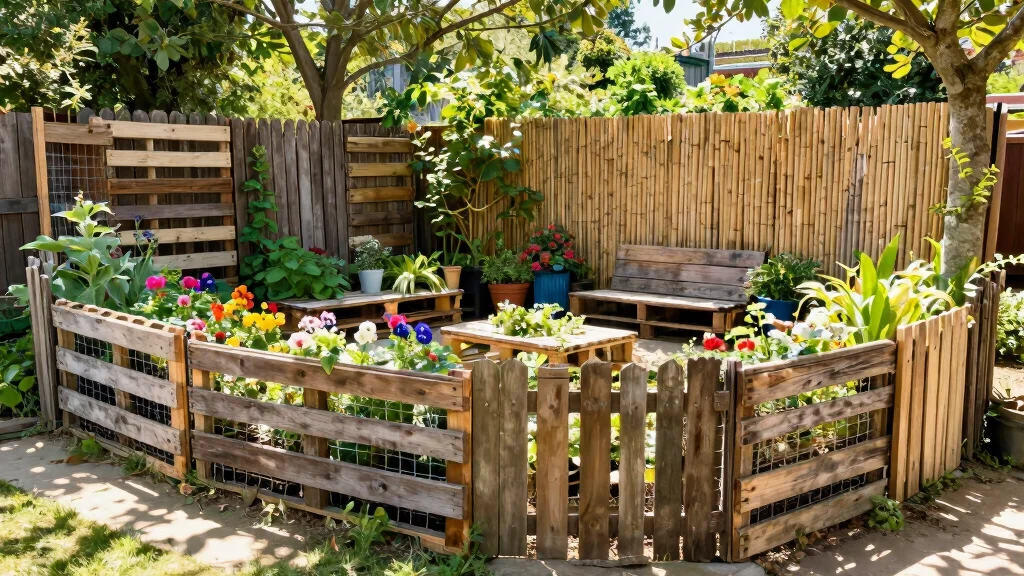 Elevate Your Garden's Charm: Unique Rustic Fence Designs